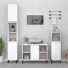 Image de Ensemble De Meubles Salle De Bain 3 Pcs Blanc Bois D'ingénierie Vidaxl