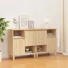 Image de Buffets 2 Pcs Chêne Sonoma 60x35x70 Cm Bois D'ingénierie Vidaxl