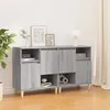 Image de Buffets 2 Pcs Sonoma Gris 60x35x70 Cm Bois D'ingénierie Vidaxl