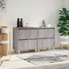 Image de Buffets 2 Pcs Sonoma Gris 60x35x70 Cm Bois D'ingénierie Vidaxl
