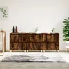 Image de Buffets 3 Pcs Chêne Fumé 60x35x70 Cm Bois D'ingénierie Vidaxl
