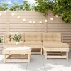 Image de vidaXL Salon de jardin 5 pcs bois massif de pin 3186165