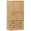 Image de Garde-robe Vigo 90x55x170 Cm Bois Massif De Pin Vidaxl