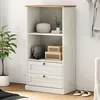 Image de vidaXL Bibliothèque VIGO blanc 60x35x1145 cm bois massif de pin 353185