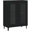 Image de Vidaxl buffet noir 69,5x34x90 cm bois d'ingénierie