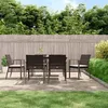Image de vidaXL Chaises de jardin coussins lot de 6 marron 56 5x57x83 cm rotin 3187078