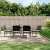 Image de vidaXL Chaises de jardin et coussins lot de 6 noir 54x625x89 cm rotin 3187082