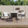 Image de Chaises De Jardin Et Coussins Lot De 4 Marron 54x61x83 Cm Rotin Vidaxl