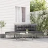 Image de vidaXL Salon de Jardin avec Coussins 5 pcs Ensemble de Meubles de Terrasse Mobilier dExtérieur Canapé de Patio Moderne 3187496