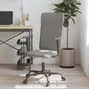 Image de vidaXL Chaise de bureau réglable en hauteur gris foncé tissu chaise chaise de travail chaise en tissu chaise 353018