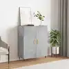 Image de Buffet Gris Béton 69,5x34x90 Cm Bois D'ingénierie Vidaxl