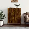Image de Buffet Chêne Fumé 69,5x34x90 Cm Bois D'ingénierie Vidaxl
