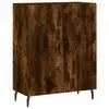 Image de Vidaxl buffet chêne fumé 69,5x34x90 cm bois d'ingénierie