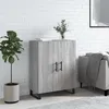 Image de Buffet Sonoma Gris 69,5x34x90 Cm Bois D'ingénierie Vidaxl