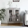 Image de Buffet Sonoma Gris 69,5x34x90 Cm Bois D'ingénierie Vidaxl