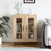 Image de vidaXL Buffet chêne sonoma 695x34x90 cm bois dingénierie 827783