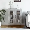 Image de vidaXL Buffet gris béton 695x34x90 cm bois dingénierie 827784
