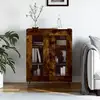 Image de Buffet Chêne Fumé 69,5x34x90 Cm Bois D'ingénierie Vidaxl