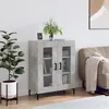 Image de vidaXL Buffet gris béton 695x34x90 cm bois dingénierie 827792