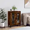 Image de Buffet Chêne Fumé 69,5x34x90 Cm Bois D'ingénierie Vidaxl
