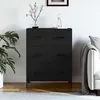 Image de Buffet Noir 69,5x34x90 Cm Bois D'ingénierie Vidaxl