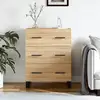 Image de Buffet Chêne Sonoma 69,5x34x90 Cm Bois D'ingénierie Vidaxl