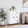Image de Buffet Blanc 69,5x34x90 Cm Bois D'ingénierie Vidaxl