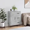 Image de Buffet Gris Béton 69,5x34x90 Cm Bois D'ingénierie Vidaxl