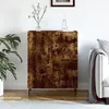 Image de Buffet Chêne Fumé 69,5x34x90 Cm Bois D'ingénierie Vidaxl