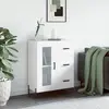 Image de Buffet Blanc 69,5x34x90 Cm Bois D'ingénierie Vidaxl