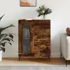 Image de Buffet Chêne Fumé 69,5x34x90 Cm Bois D'ingénierie Vidaxl