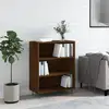 Image de Bibliothèque Chêne Marron 69,5x32,5x90 Cm Bois D'ingénierie Vidaxl