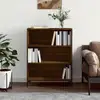 Image de Bibliothèque Chêne Marron 69,5x32,5x90 Cm Bois D'ingénierie Vidaxl