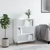 Image de Armoire À Étagères Blanc Brillant 69,5x32,5x90 Cm Vidaxl