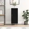 Image de Buffet Noir 34,5x34x90 Cm Bois D'ingénierie Vidaxl