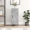 Image de Buffet Gris Béton 34,5x34x90 Cm Bois D'ingénierie Vidaxl