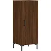 Image de Buffet Chêne Marron 34,5x34x90 Cm Bois D'ingénierie Vidaxl