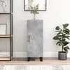 Image de Buffet Gris Béton 34,5x34x90 Cm Bois D'ingénierie Vidaxl