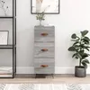 Image de Buffet Sonoma Gris 34,5x34x90 Cm Bois D'ingénierie Vidaxl