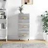 Image de Buffet Sonoma Gris 34,5x34x90 Cm Bois D'ingénierie Vidaxl