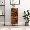 Image de Buffet Chêne Fumé 34,5x34x90 Cm Bois D'ingénierie Vidaxl