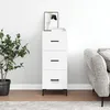 Image de Buffet Blanc 34,5x34x90 Cm Bois D'ingénierie Vidaxl