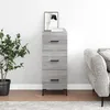 Image de Buffet Sonoma Gris 34,5x34x90 Cm Bois D'ingénierie Vidaxl