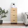 Image de Buffet Chêne Sonoma 34,5x34x90 Cm Bois D'ingénierie Vidaxl
