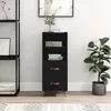 Image de Buffet Noir 34,5x34x90 Cm Bois D'ingénierie Vidaxl