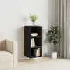 Image de vidaXL Buffet noir 34 5x32 5x90 cm bois dingénierie 828717