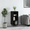 Image de Buffet Noir 34,5x32,5x90 Cm Bois D'ingénierie Vidaxl