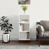 Image de Buffet Blanc 34,5x32,5x90 Cm Bois D'ingénierie Vidaxl