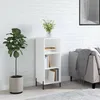 Image de Buffet Blanc 34,5x32,5x90 Cm Bois D'ingénierie Vidaxl