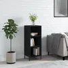 Image de vidaXL Buffet noir 34 5x32 5x90 cm bois dingénierie 828741